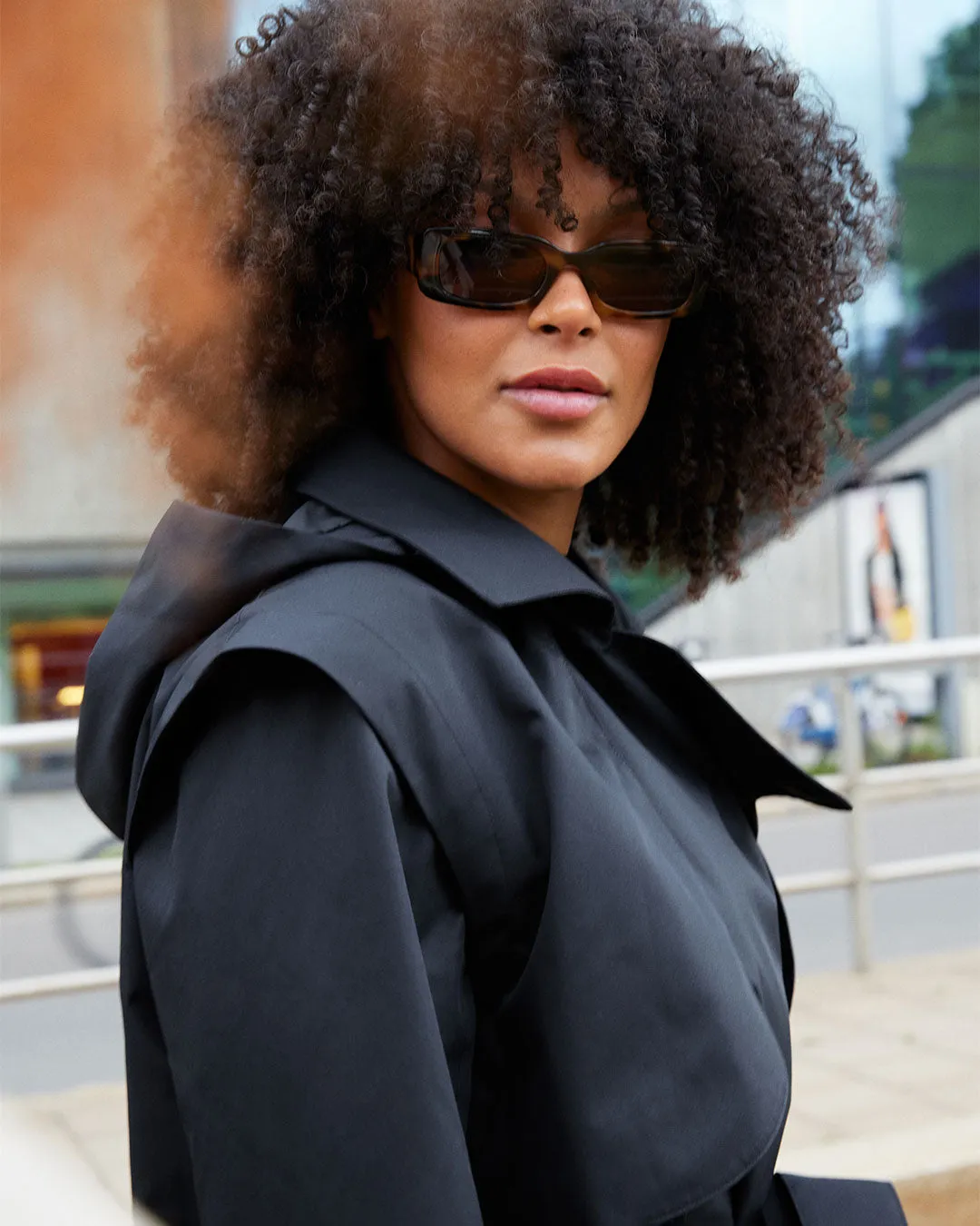 Regndråpe Trench Coat - Dark Navy sold by brgn product image thumbnail 4