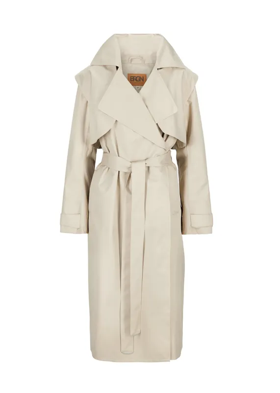 Regndråpe Trench Coat - Sand sold by brgn