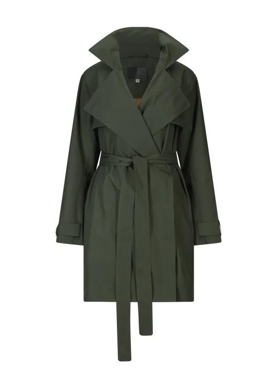 Yr'en Coat - Rosin Dark Green sold by brgn