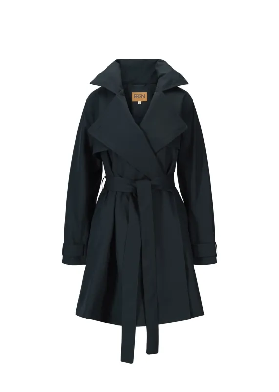 Yr'en Coat - Dark Navy sold by brgn