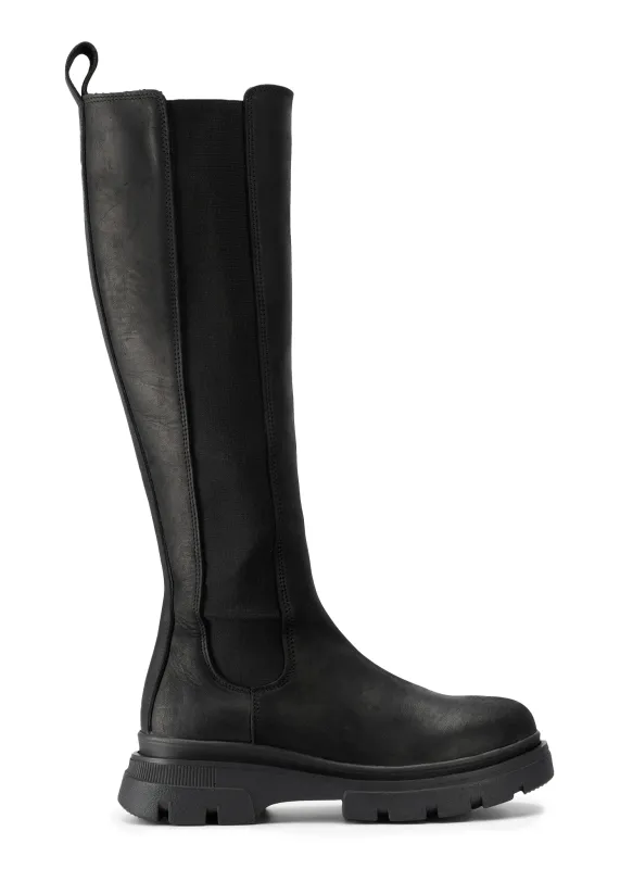 Slim High Boots - New Black sold by brgn
