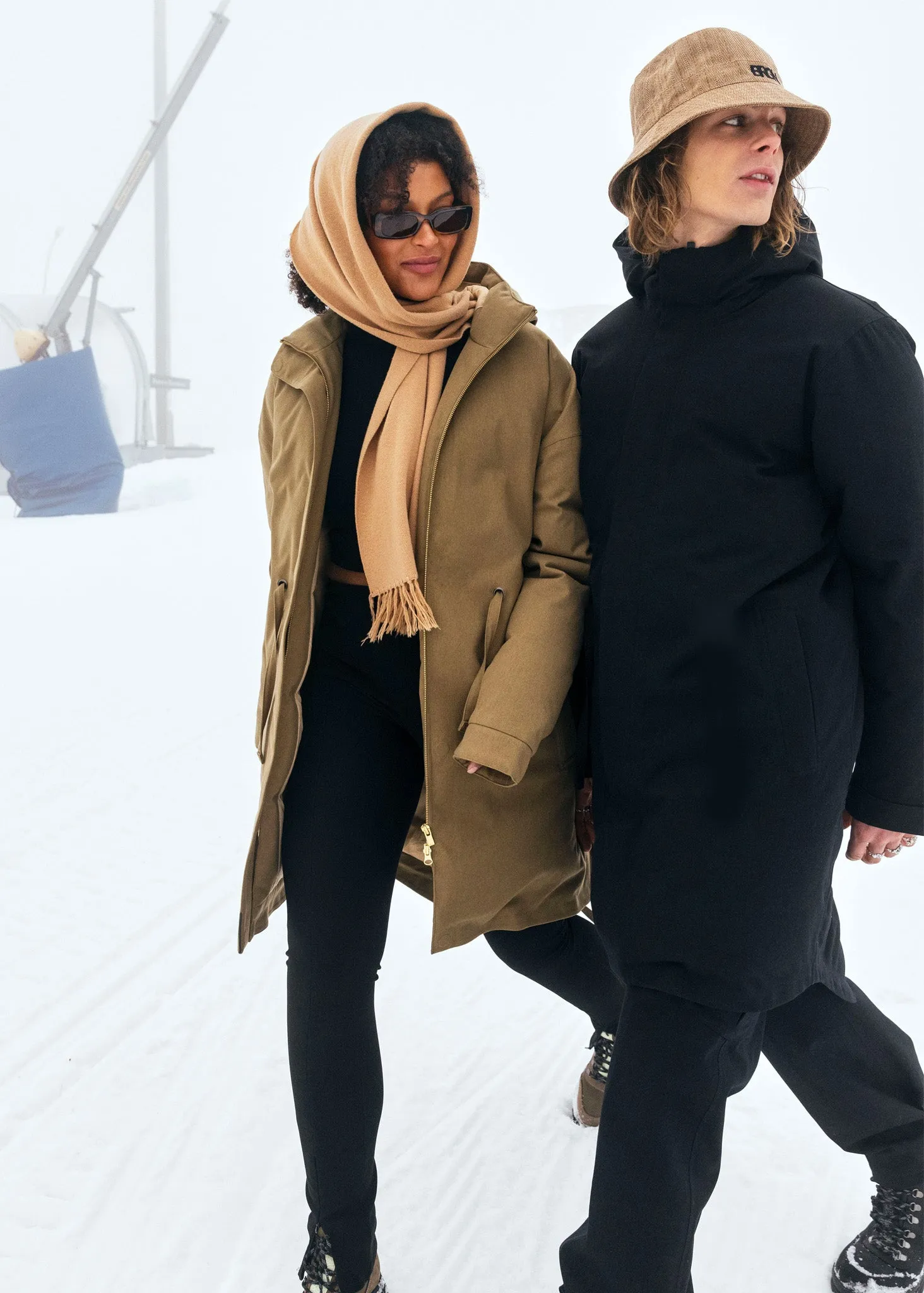 Mens Parka - New Black sold by brgn product image thumbnail 3