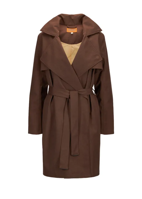 Yr Coat - Chocolate Brown sold by brgn