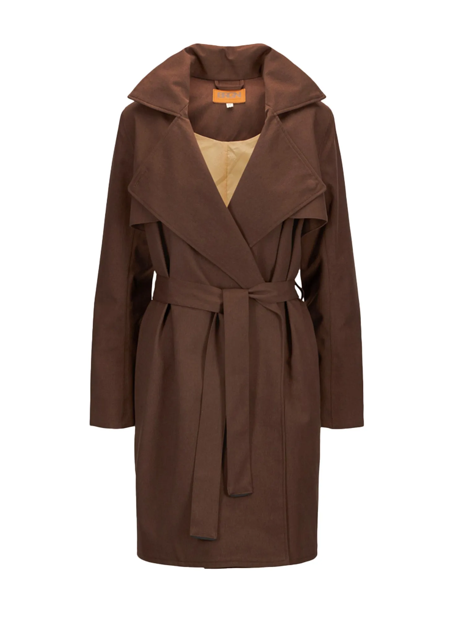 Yr Coat - Chocolate Brown sold by brgn