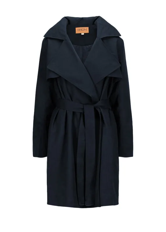 Yr Coat - Dark Navy made by brgn