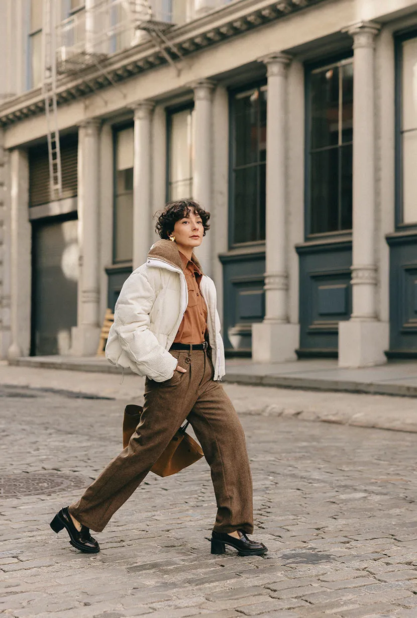 Reign Wool Pants - Hazelnut sold by Etela Petite product image thumbnail 5