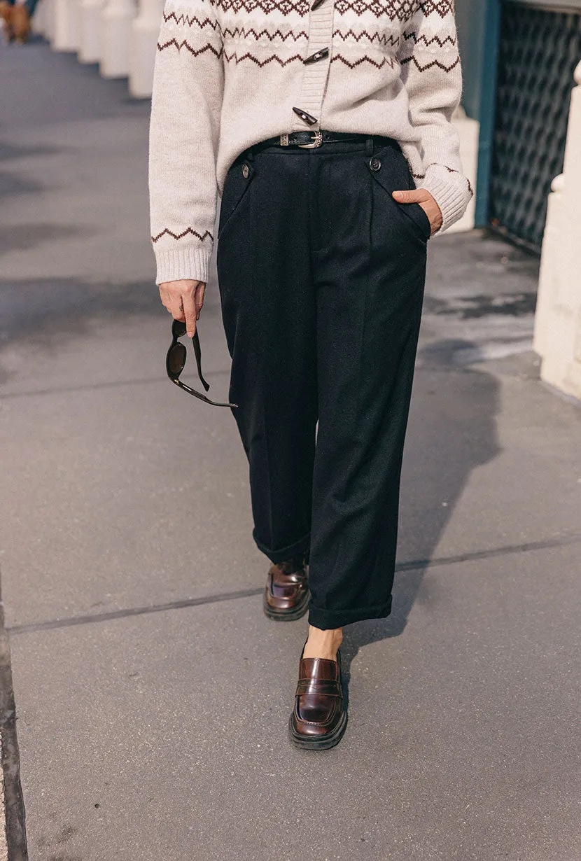 Reign Wool Pants - Black sold by Etela Petite product image thumbnail 2