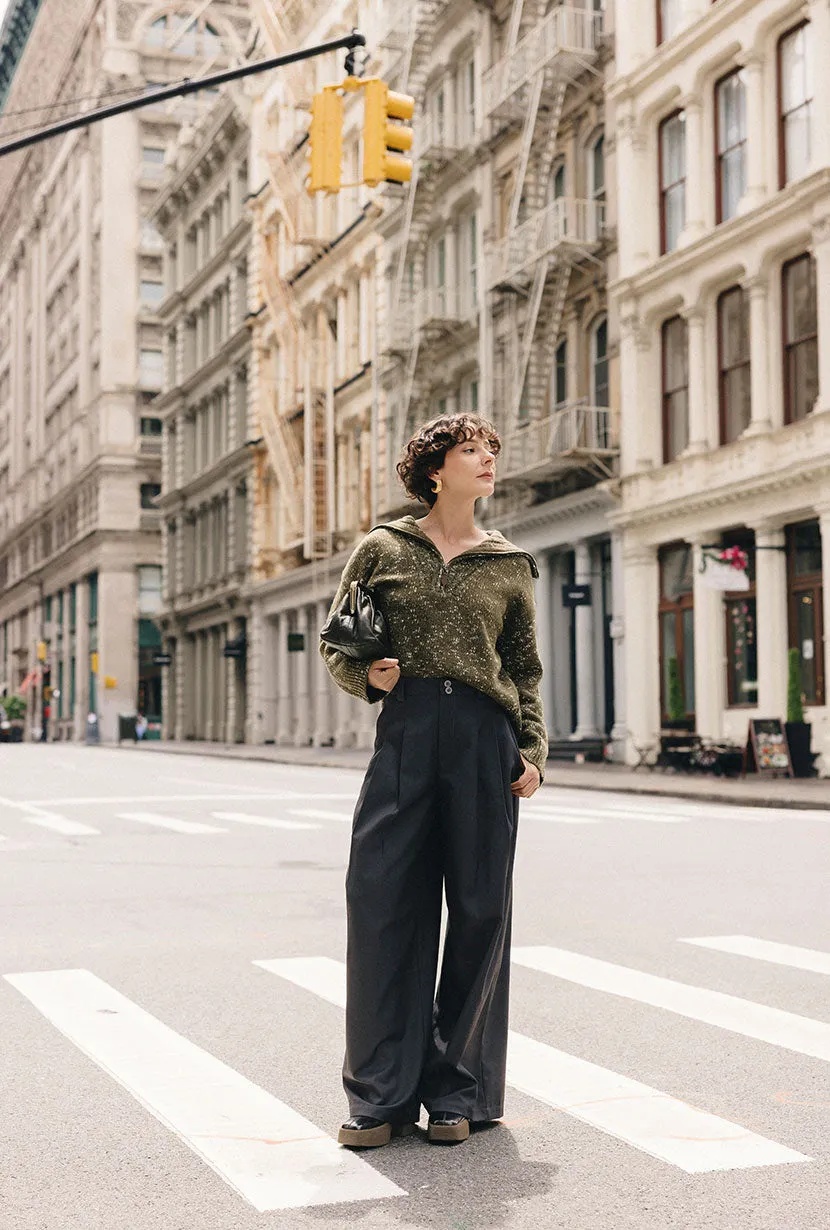 Barry Wool Sweater - Moss sold by Etela Petite product image thumbnail 3