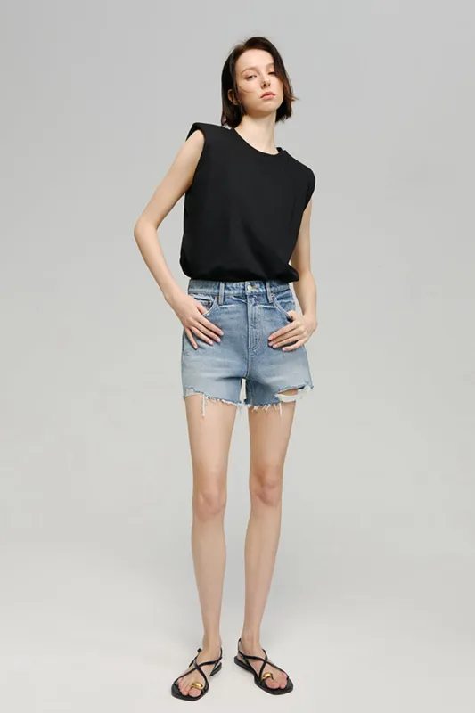 Sun-Kissed Vintage Cut Off Shorts sold by Etela Petite