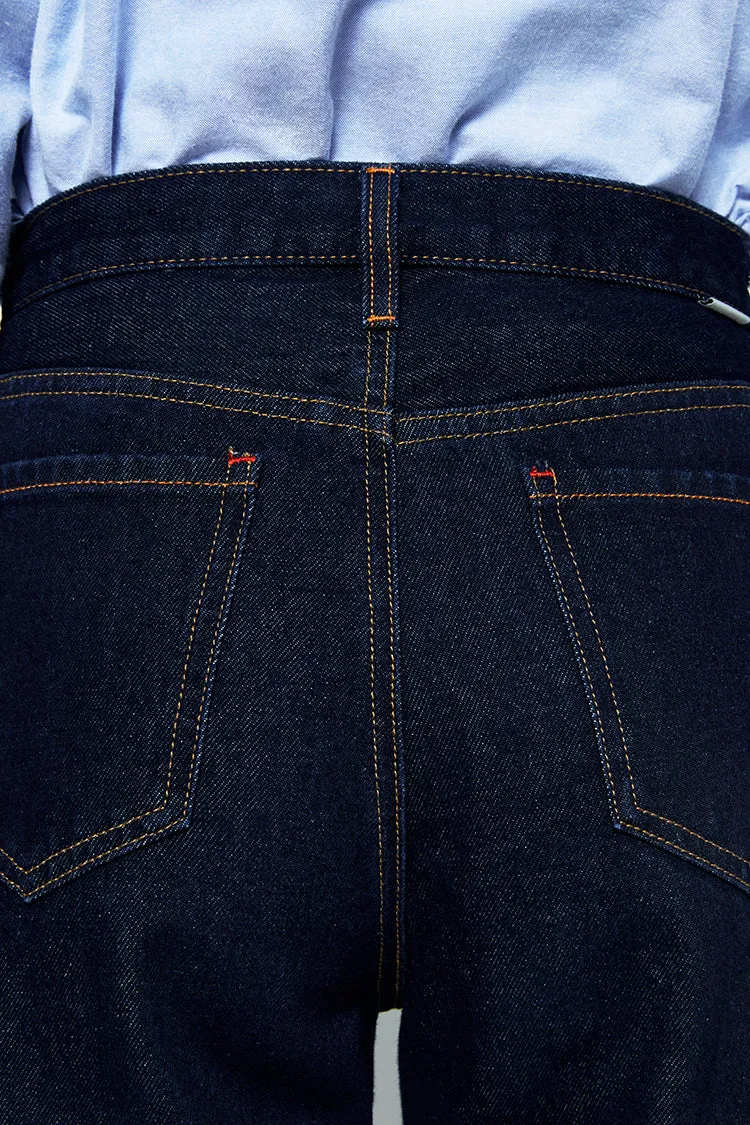 Manhattan High Rise Straight Ankle Jeans sold by Etela Petite product image thumbnail 2