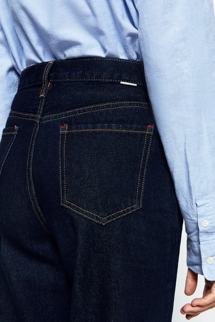 Manhattan High Rise Straight Ankle Jeans sold by Etela Petite product image thumbnail 3