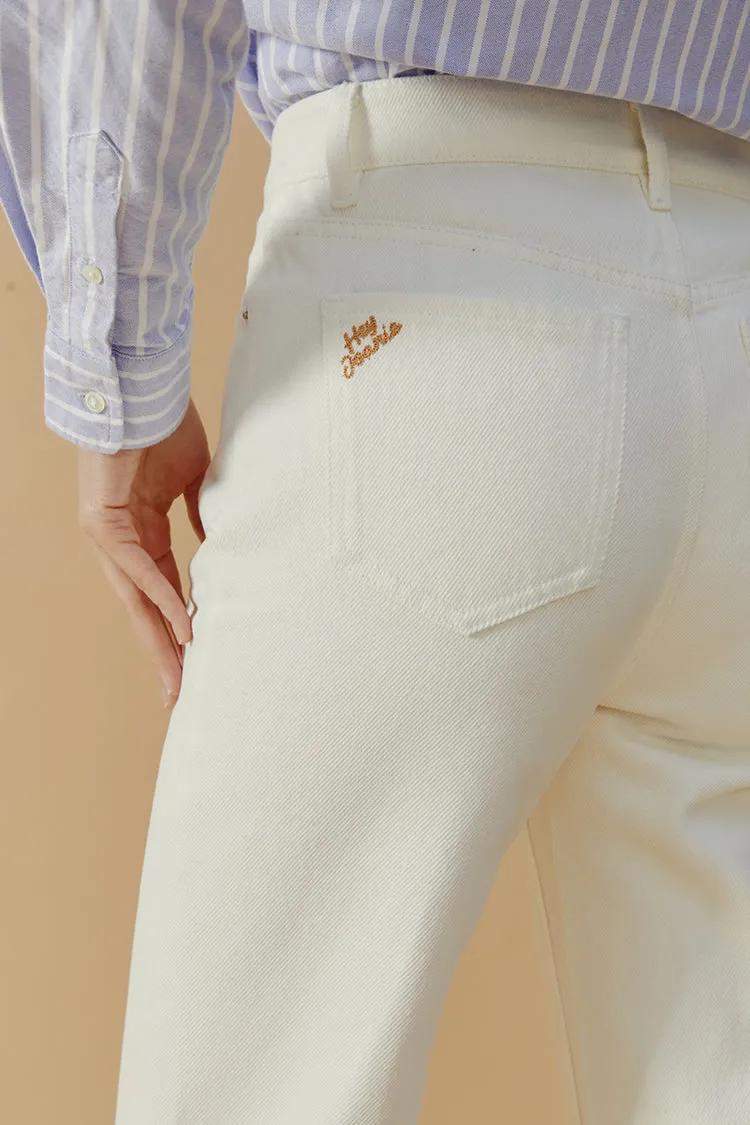 Manhattan High Rise Straight Ankle Jeans sold by Etela Petite product image thumbnail 2