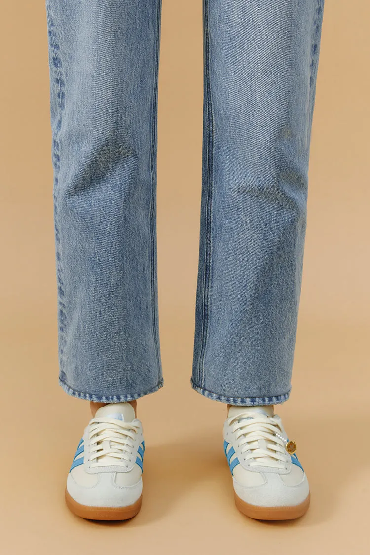 Manhattan High Rise Straight Ankle Jeans sold by Etela Petite product image thumbnail 2
