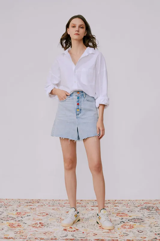 Rainbow Pleat Skort sold by Etela Petite