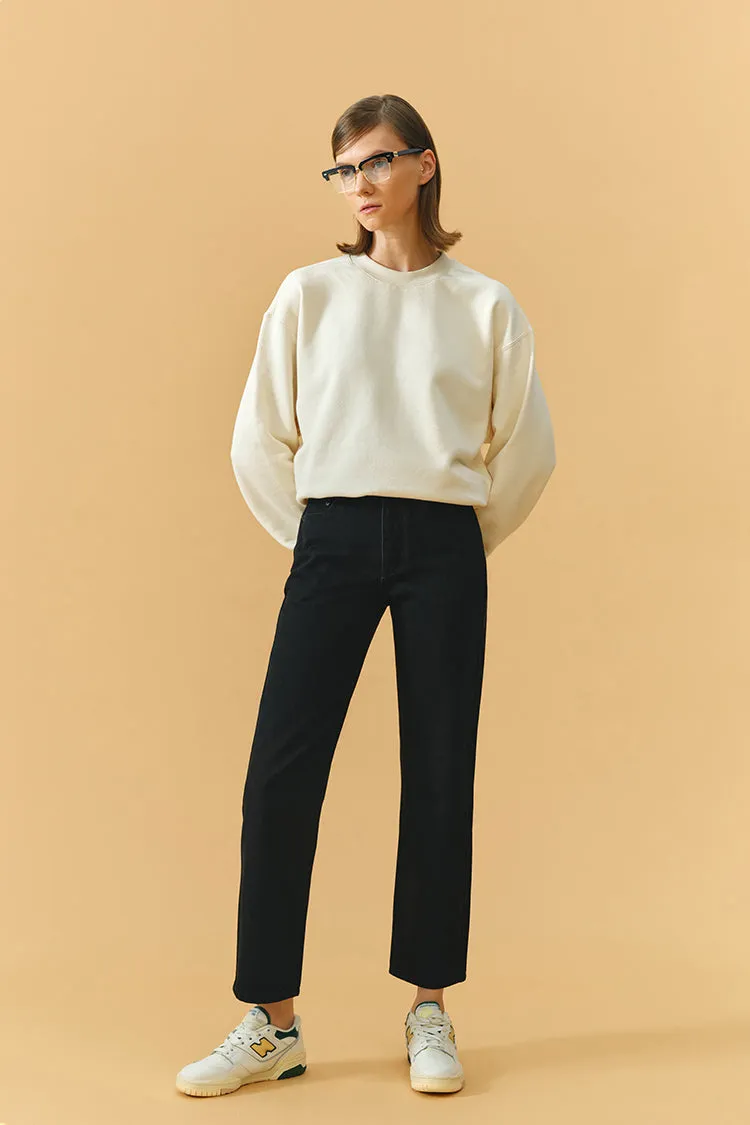 Chelsea High Rise Straight Crop Jeans sold by Etela Petite product image thumbnail 4