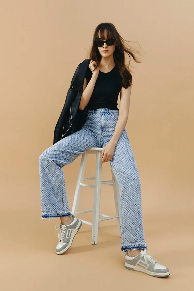 Coney Island Whitefish Tweed Wide Jeans sold by Etela Petite product image thumbnail 3