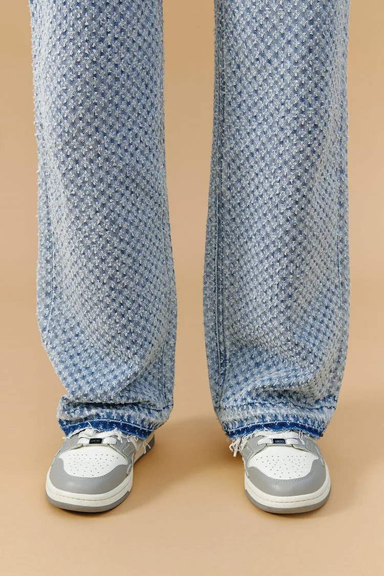 Coney Island Whitefish Tweed Wide Jeans sold by Etela Petite product image thumbnail 2