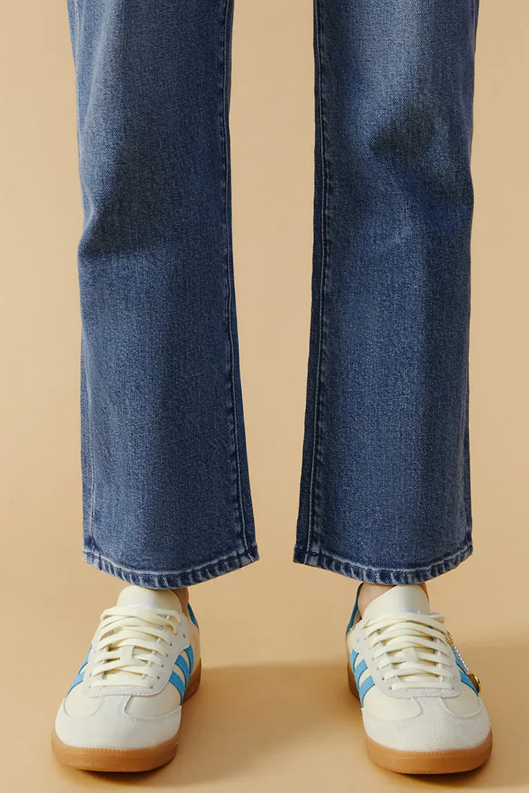 Chelsea High Rise Straight Crop Jeans sold by Etela Petite product image thumbnail 2