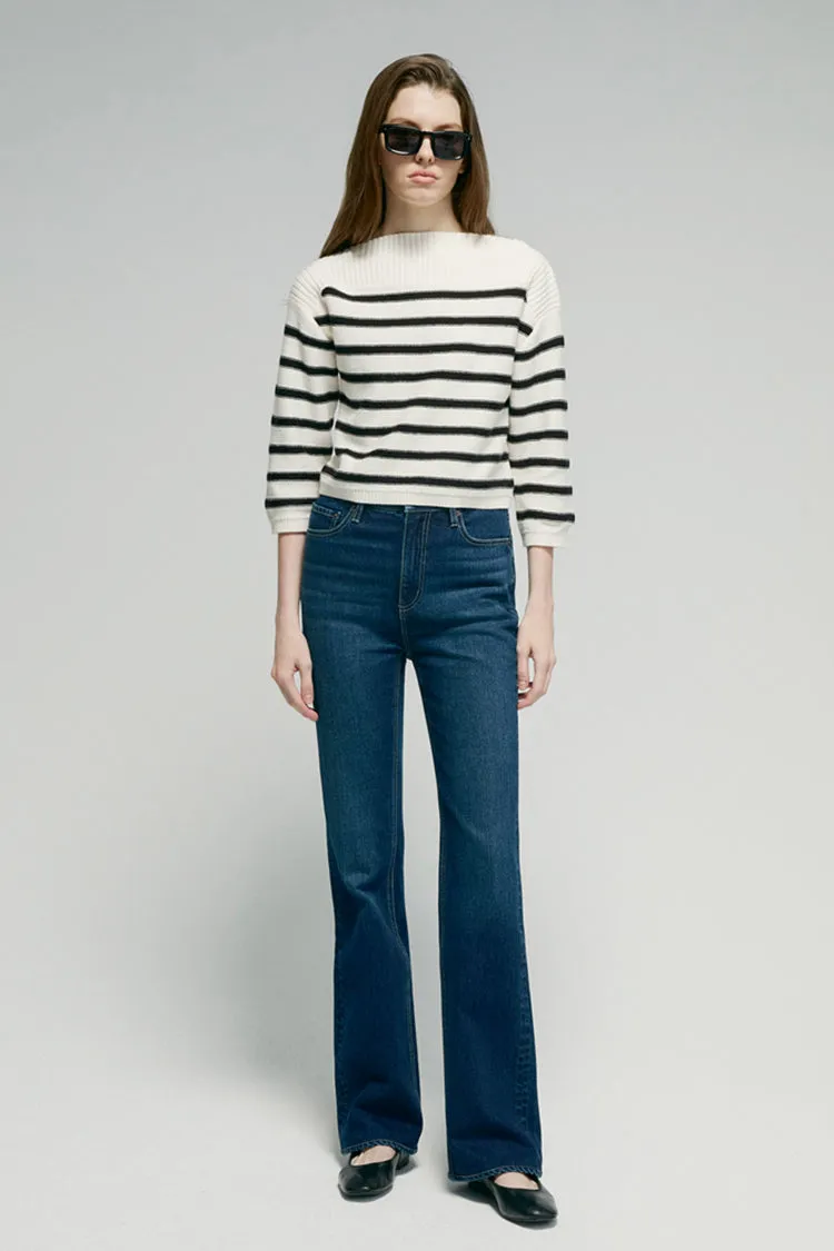 Barbara High Waisted Bootcut Jeans sold by Etela Petite