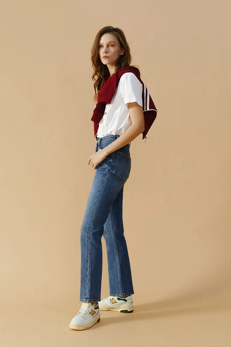 Activity Grrrl High Rise Kick Crop Jeans sold by Etela Petite product image thumbnail 5