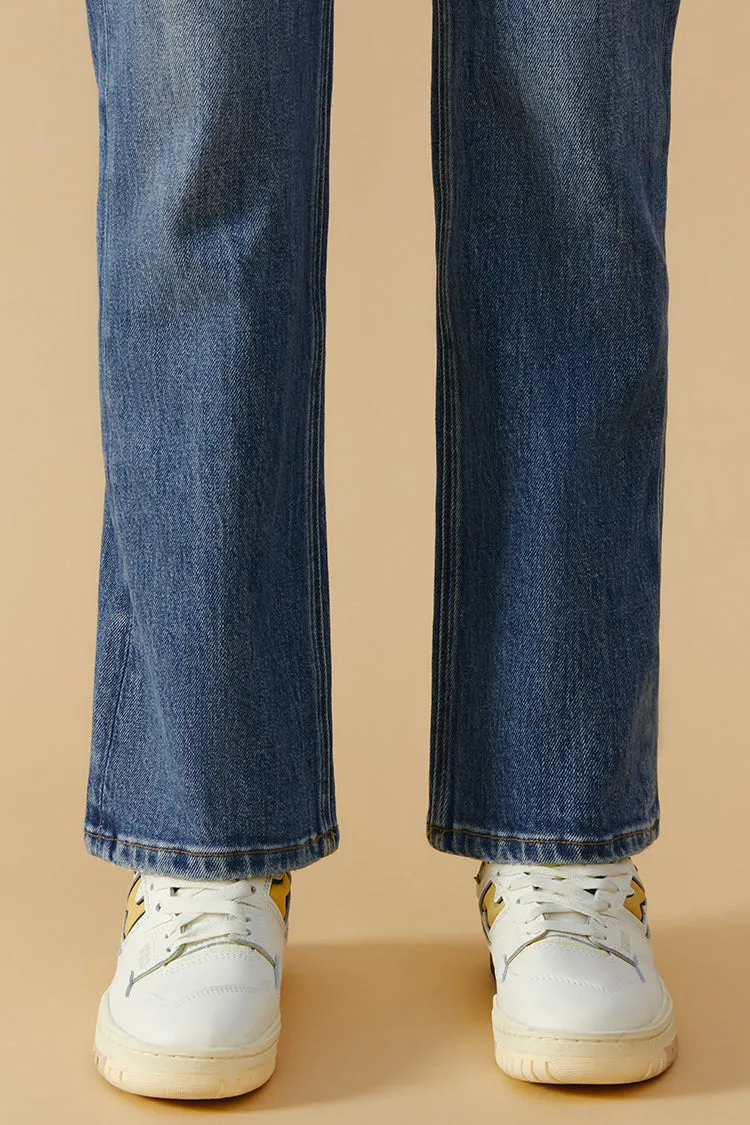 Activity Grrrl High Rise Kick Crop Jeans sold by Etela Petite product image thumbnail 2