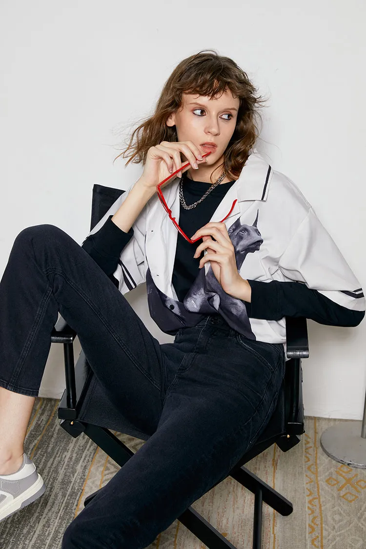 Activity Grrrl High Rise Kick Crop Jeans sold by Etela Petite product image thumbnail 5