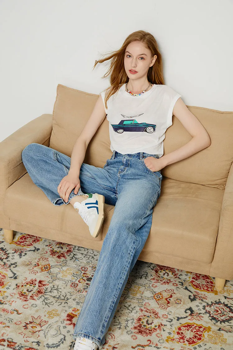 80'S Utility Loose Jeans sold by Etela Petite product image thumbnail 4