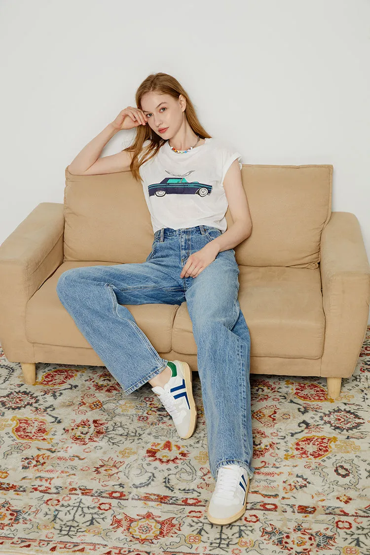 80'S Utility Loose Jeans sold by Etela Petite product image thumbnail 5