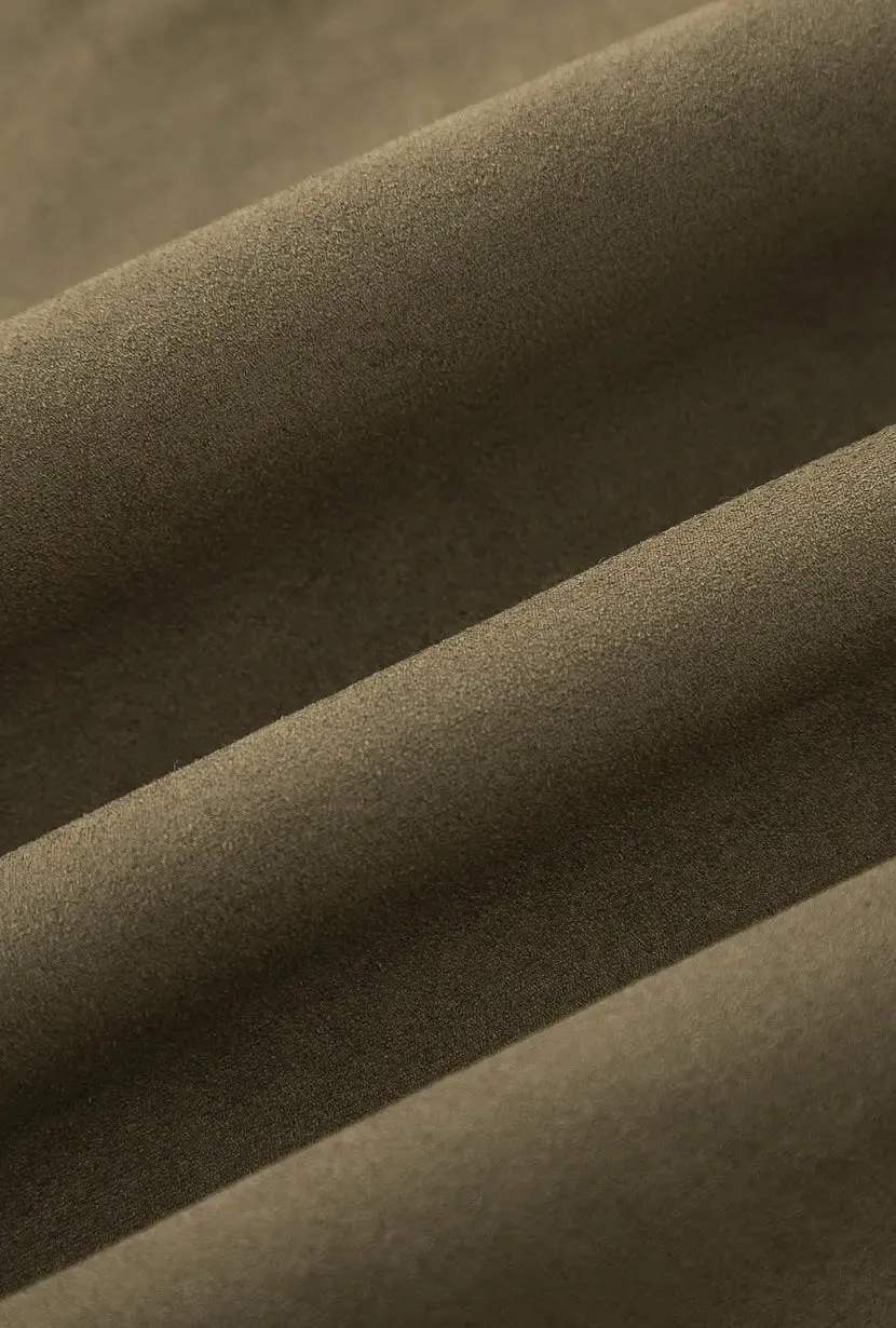 Ashley Oversized Suede Jacket - Kahki Green sold by Etela Petite product image thumbnail 5