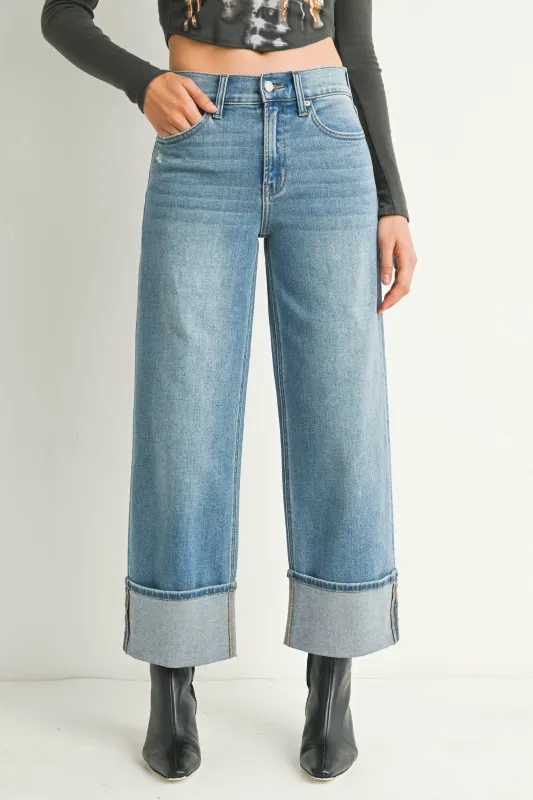 Ophelia Petite Cuffed Jeans sold by Etela Petite