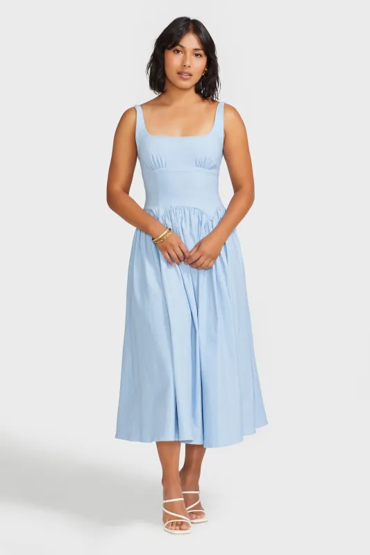 Giana Basque Dress sold by Etela Petite