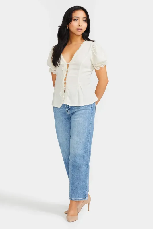 Allie Lace Blouse sold by Etela Petite