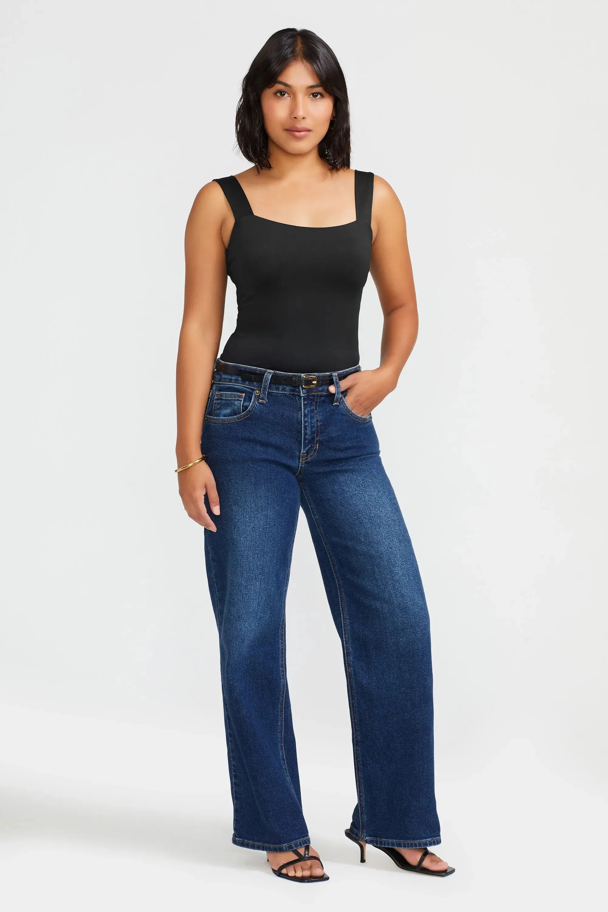 Camila Square Neck Top sold by Etela Petite