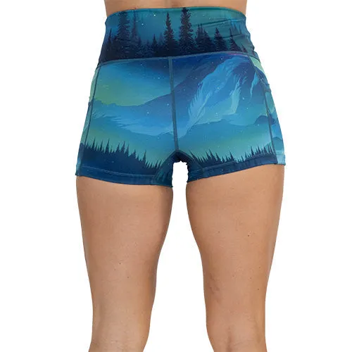 Aurora Borealis Shorts sold by Etela Petite product image thumbnail 5