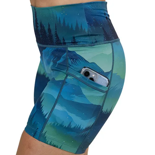 Aurora Borealis Shorts sold by Etela Petite product image thumbnail 2