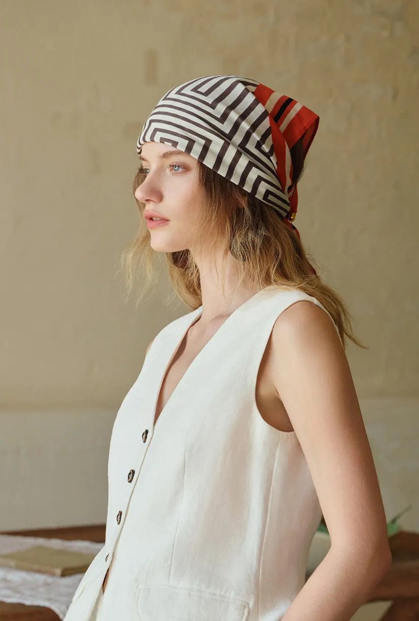Filippa Luxe Square Scarf sold by Etela Petite product image thumbnail 2