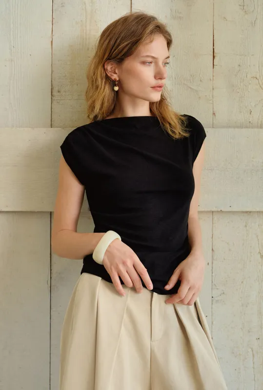 Fiore Ivory Acrylic Bangle made by Petite Studio