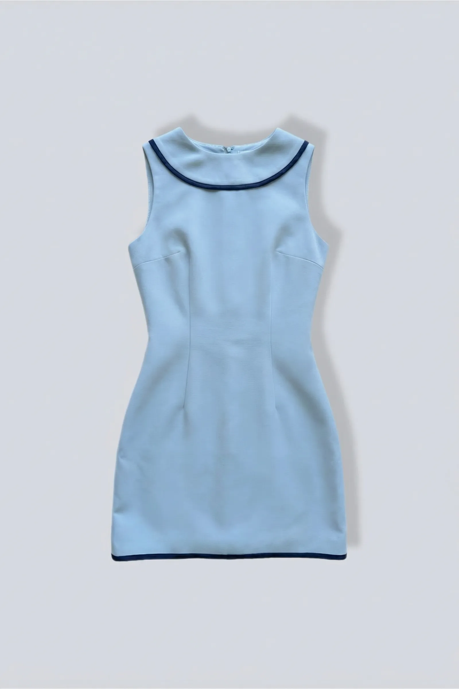 The Jane Petite Tailored Mini Dress - Bleu Ciel sold by Etela Petite product image thumbnail 2