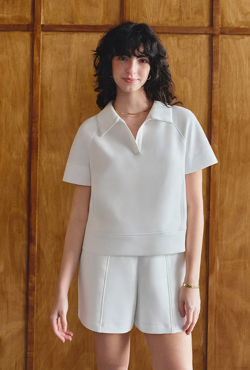 Elowen Cotton Top - White sold by Etela Petite product image thumbnail 4