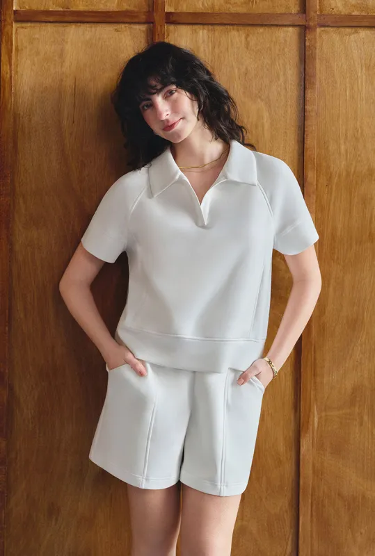 Elowen Cotton Top - White made by Petite Studio