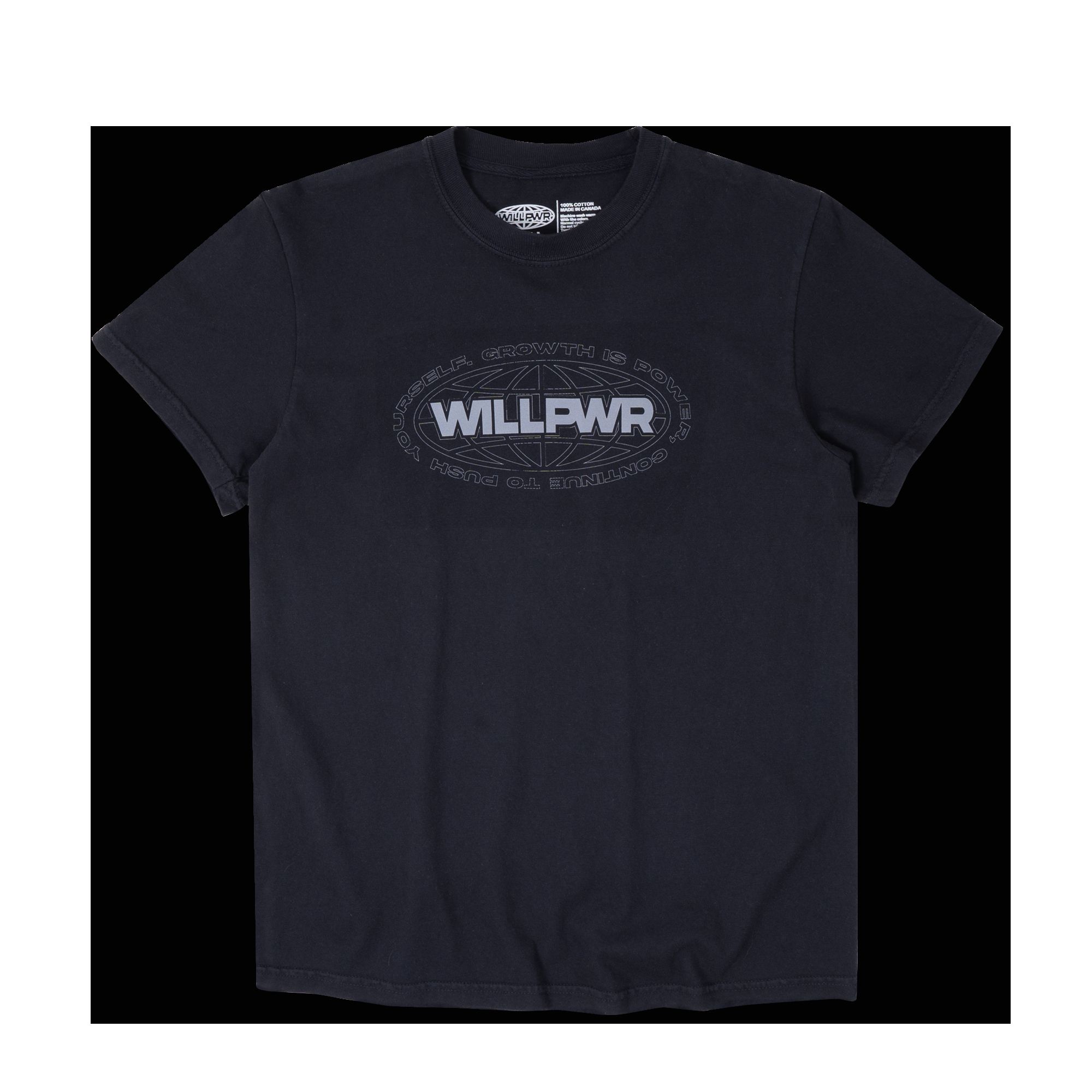 WILLPWR Globe Tee - Black sold by Will Tennyson