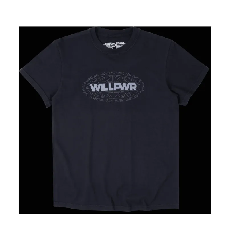 WILLPWR Globe Tee - Black sold by Will Tennyson