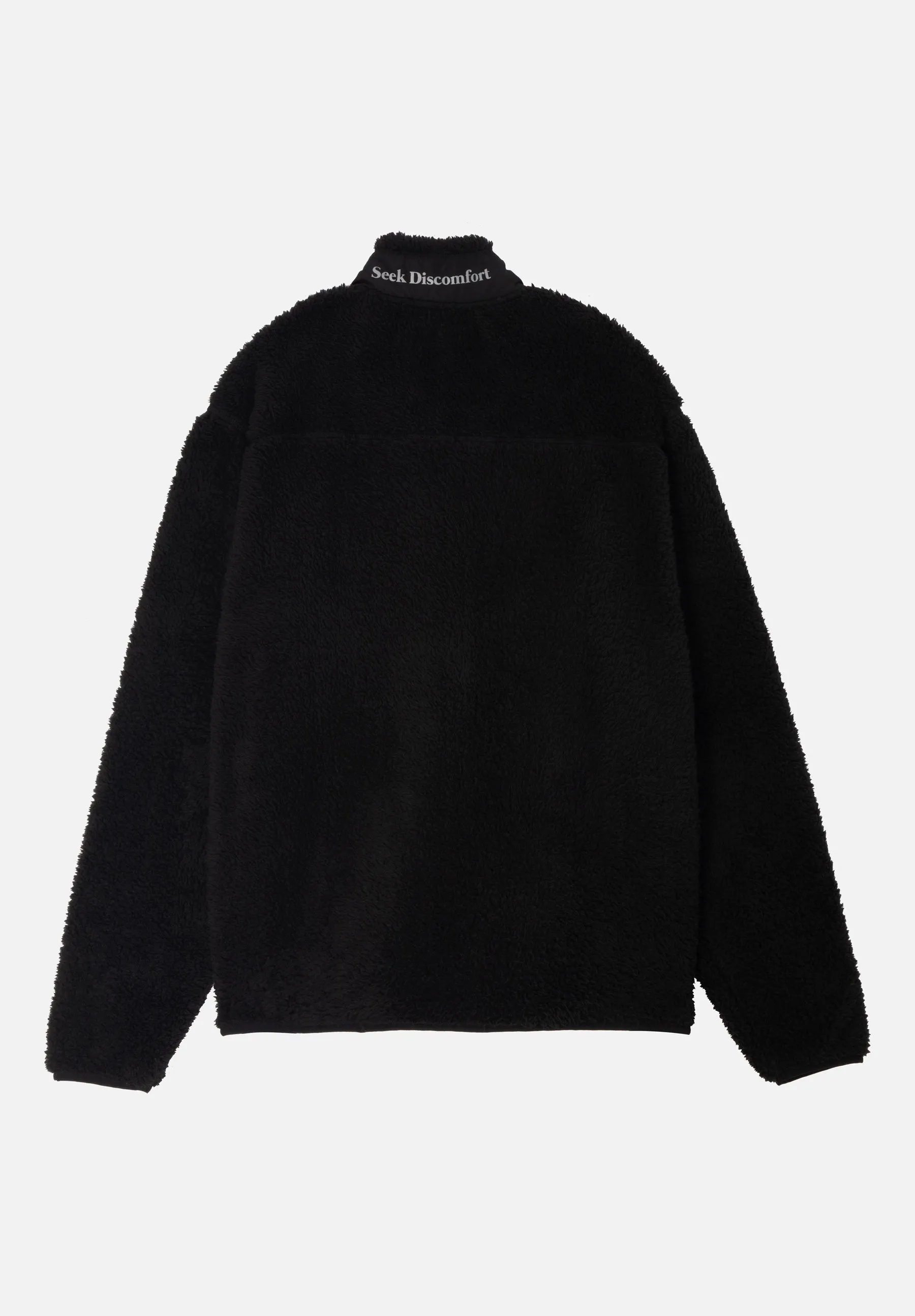 Black Sherpa Jacket sold by Seek Discomfort product image thumbnail 2