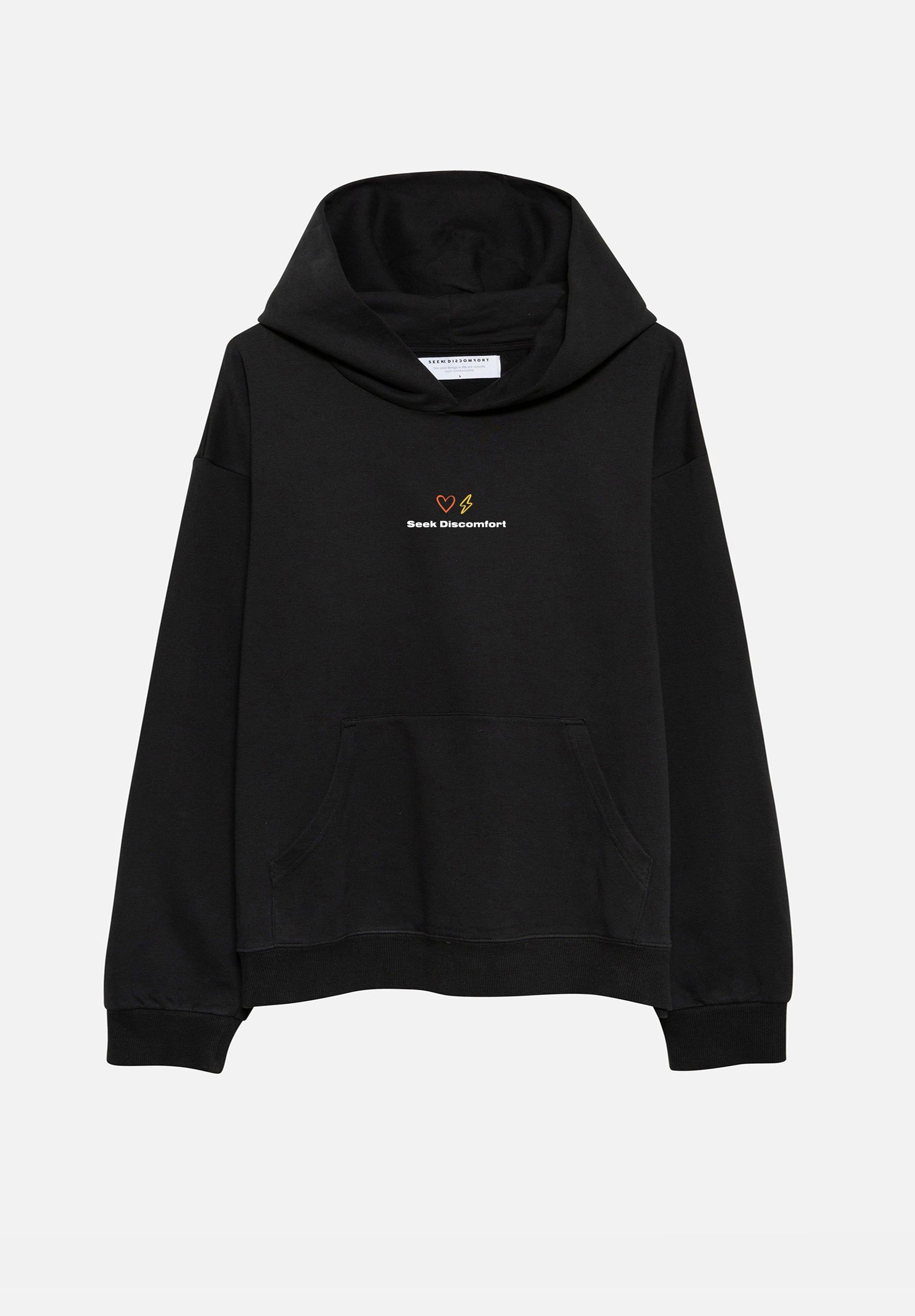Black All the Love Hoodie sold by Seek Discomfort product image thumbnail 2