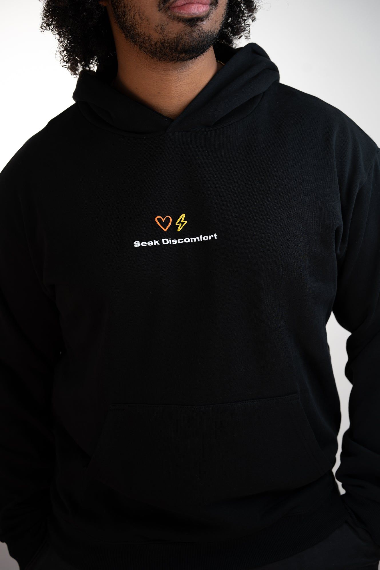 Black All the Love Hoodie sold by Seek Discomfort product image thumbnail 3