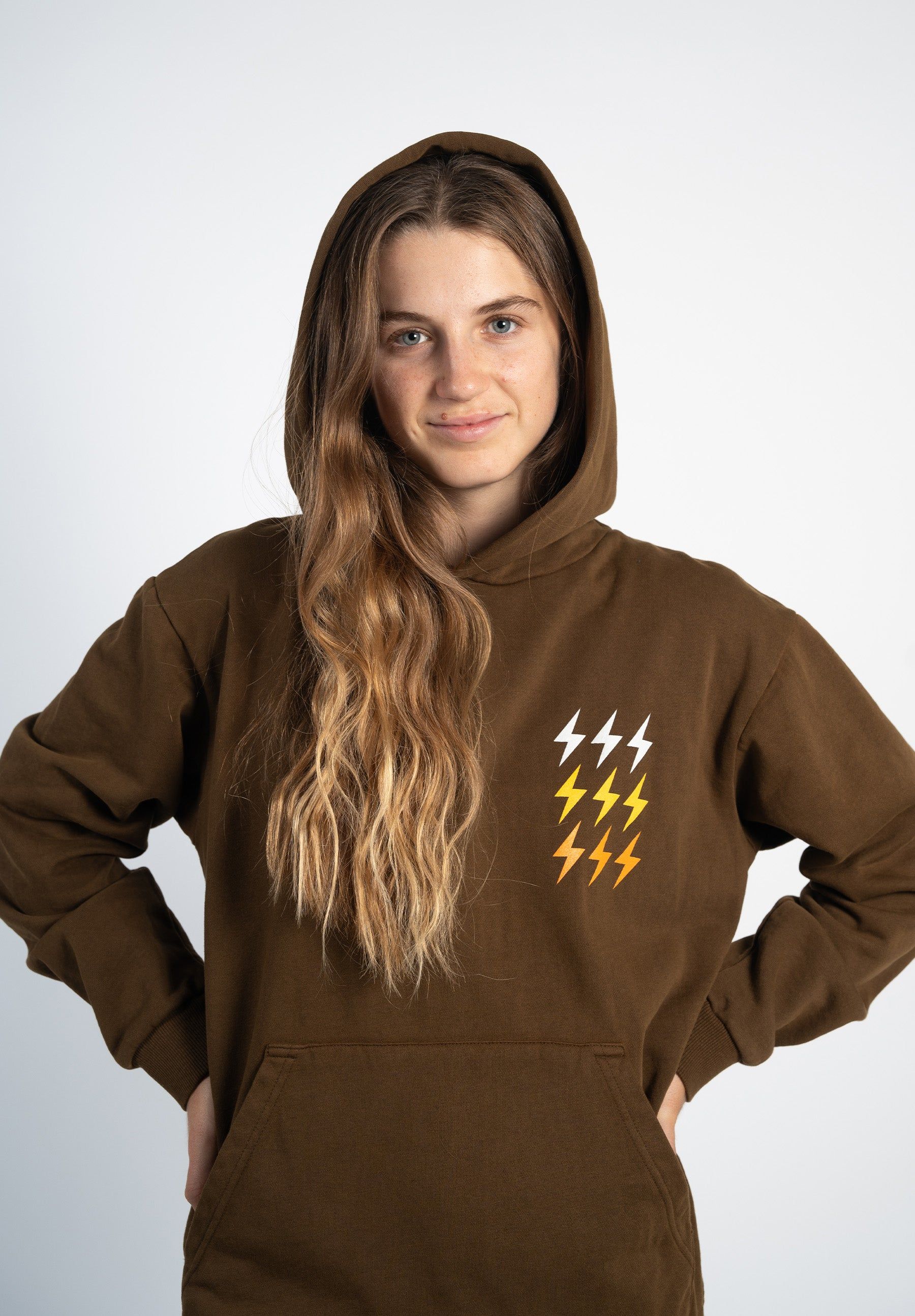 Brown Summit Hoodie sold by Seek Discomfort product image thumbnail 4