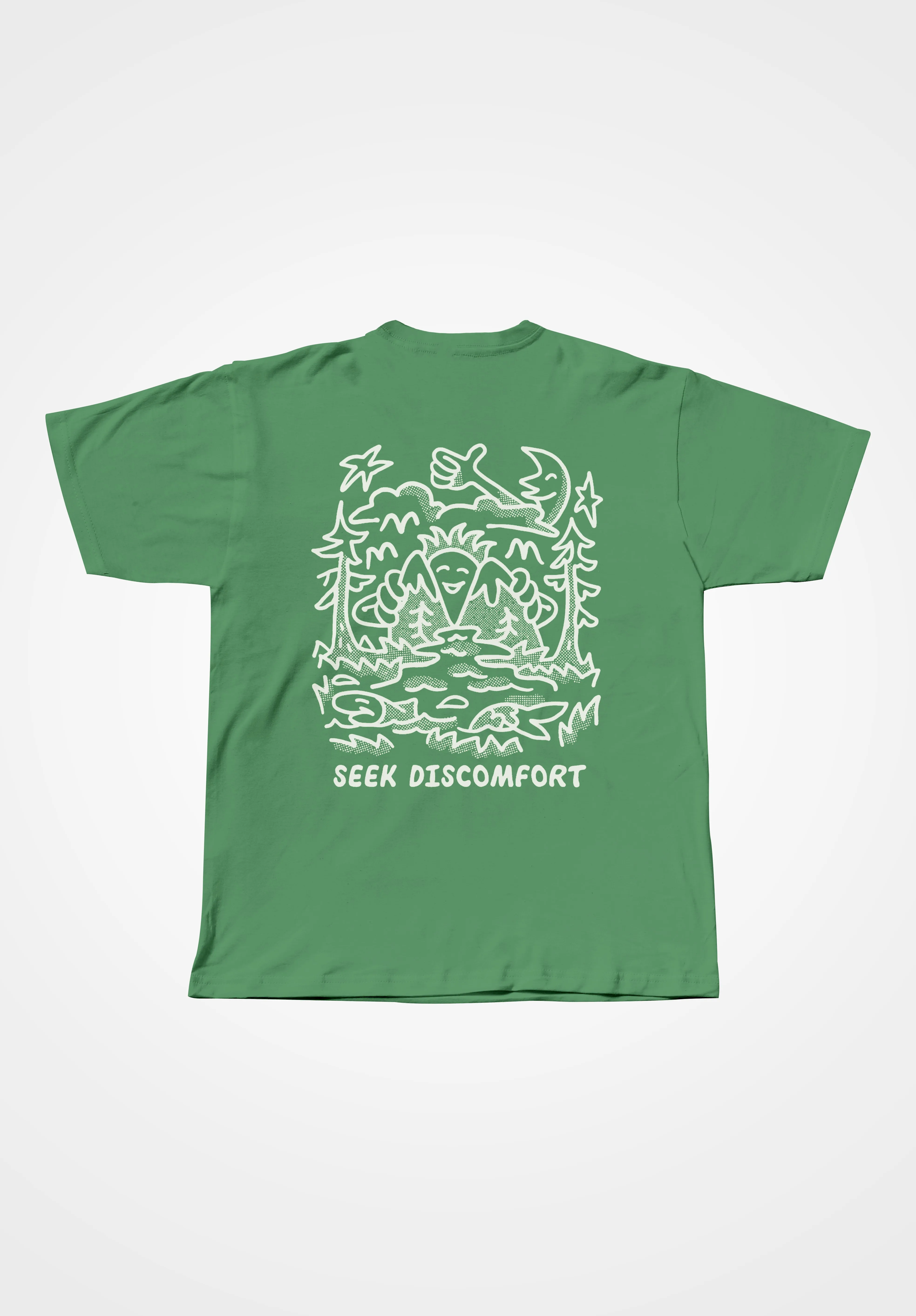 Green Retro Parks Tee sold by Seek Discomfort