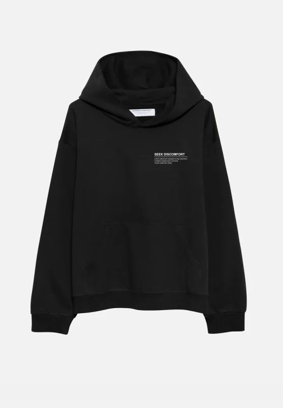 Black Venice Hoodie sold by Seek Discomfort