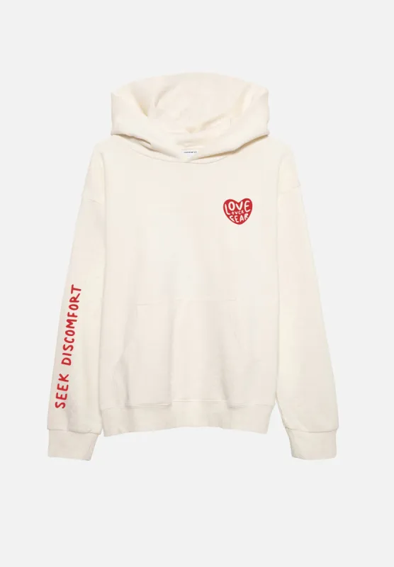 Bone Love Over Fear Hoodie sold by Seek Discomfort