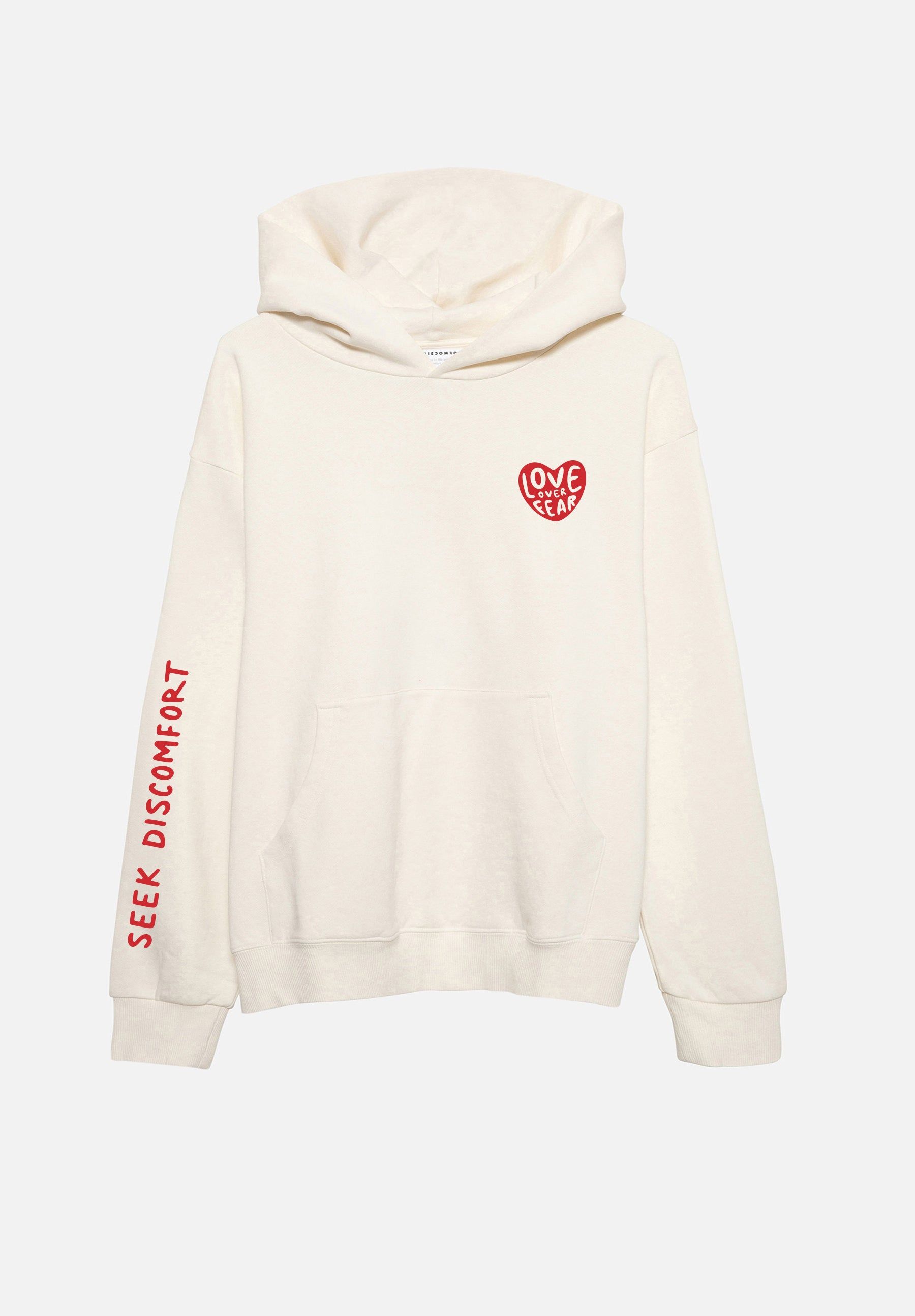 Bone Love Over Fear Hoodie sold by Seek Discomfort